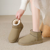 Chic Women's Winter Ankle Boots with Soft Fur Lining
