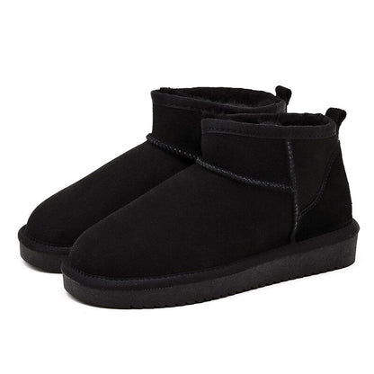 Chic Women's Winter Ankle Boots with Soft Fur Lining