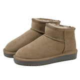 Chic Women's Winter Ankle Boots with Soft Fur Lining