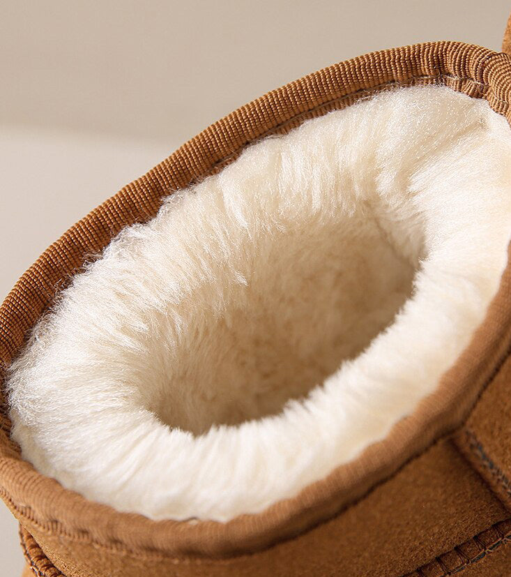 Chic Women's Winter Ankle Boots with Soft Fur Lining