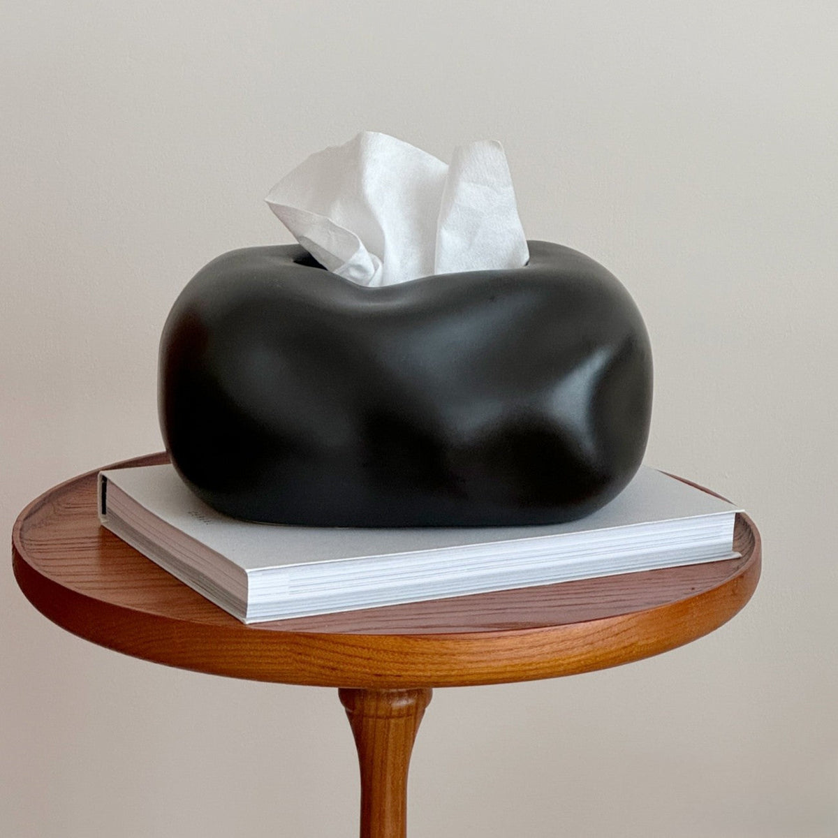 Clever Cloud-Shaped Ceramic Tissue Box Cover for Modern Decor