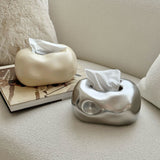 Clever Cloud-Shaped Ceramic Tissue Box Cover for Modern Decor
