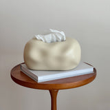 Clever Cloud-Shaped Ceramic Tissue Box Cover for Modern Decor