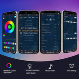 Colorful Star LED String Lights with Music Sync & App Control