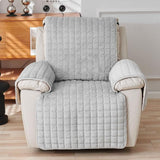 ComfortGuard - Padded Microfiber Armchair Cover with Storage