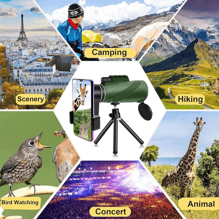 Compact 600x Ultra-Zoom Monocular with HD Glass Lens 2