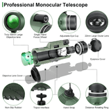 Compact 600x Ultra-Zoom Monocular with HD Glass Lens 3