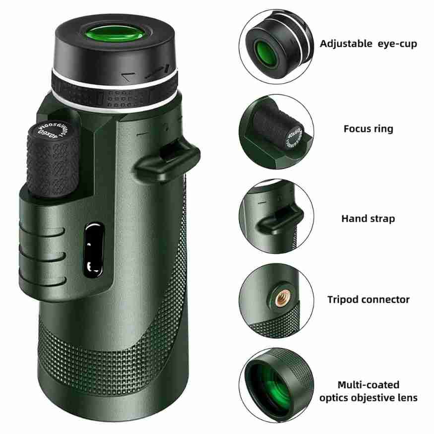 Compact 600x Ultra-Zoom Monocular with HD Glass Lens 6
