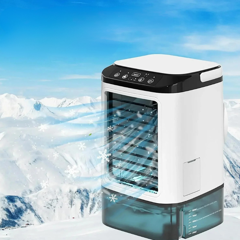 Compact Portable Air Conditioner - Mini AC with Ultrasonic Mist & LED Light