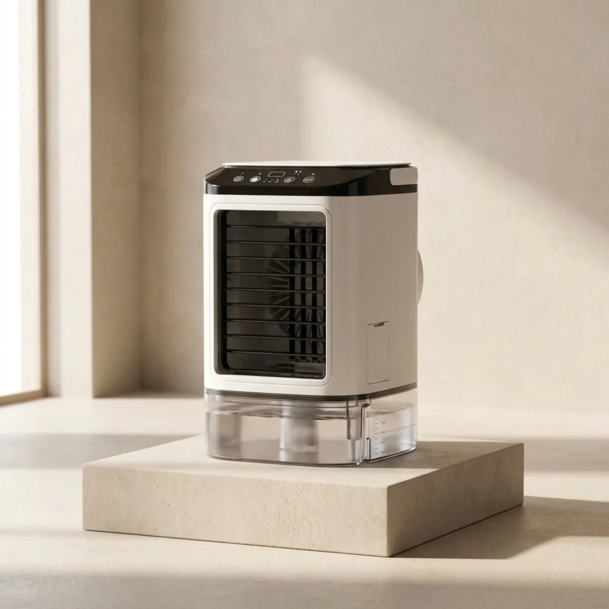 Compact Portable Air Conditioner - Mini AC with Ultrasonic Mist & LED Light