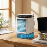 Compact Portable Air Conditioner - Mini AC with Ultrasonic Mist & LED Light