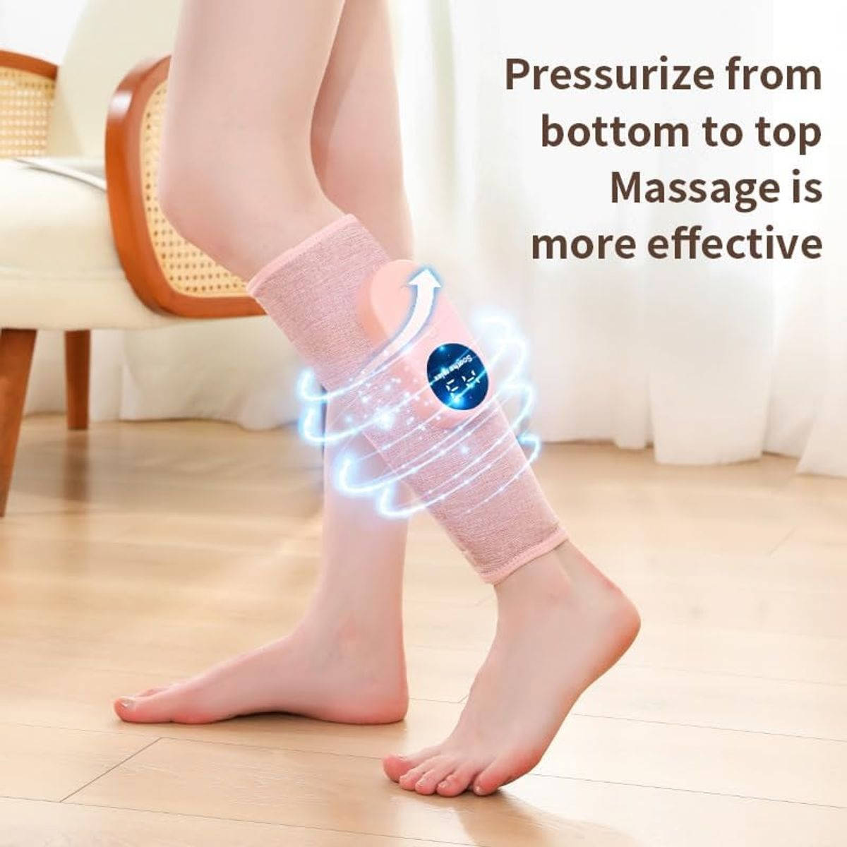 Cordless Air Compression Calf Massager with Heat 5