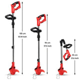 Cordless Lawn Trimmer Multi-Blade Telescopic Edger 8