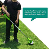 Cordless Lawn Trimmer Multi-Blade Telescopic Edger 9