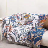 CottonBloom Reversible Floral Blanket for Cozy Living