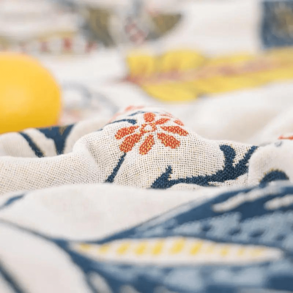 CottonBloom Reversible Floral Blanket for Cozy Living