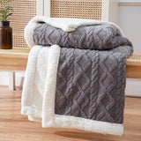 CozyNest - Reversible Sherpa Blanket for Ultimate Comfort