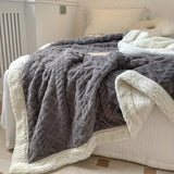 CozyNest - Reversible Sherpa Blanket for Ultimate Comfort