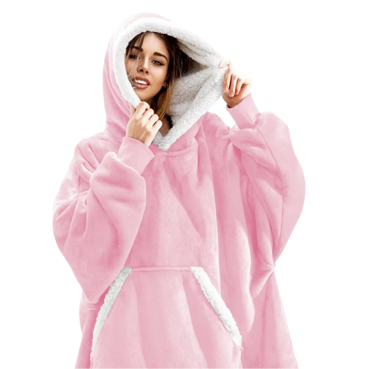 CozyWear - 2-in-1 Giant Blanket Hoodie with Pocket