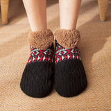 Cozy Grip Socks - Fleece-Lined Non-Slip Warmth for Home