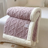 Cozy Snuggle - Reversible Lightweight Sherpa Blanket for Ultimate Comfort