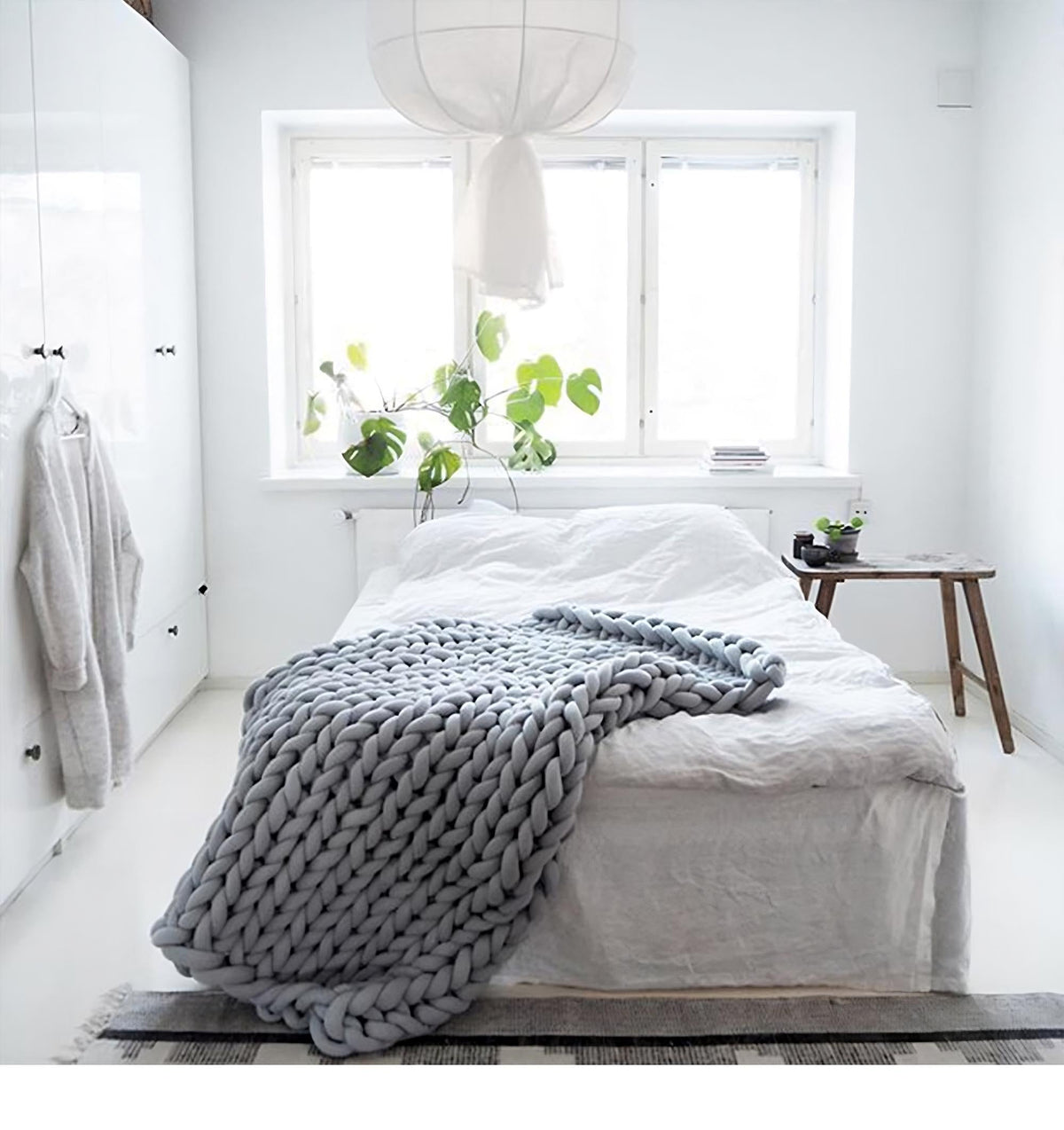 Creative Knit Blanket DIY Kit - 100% Animal-Friendly Wool