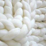Creative Knit Blanket DIY Kit - 100% Animal-Friendly Wool