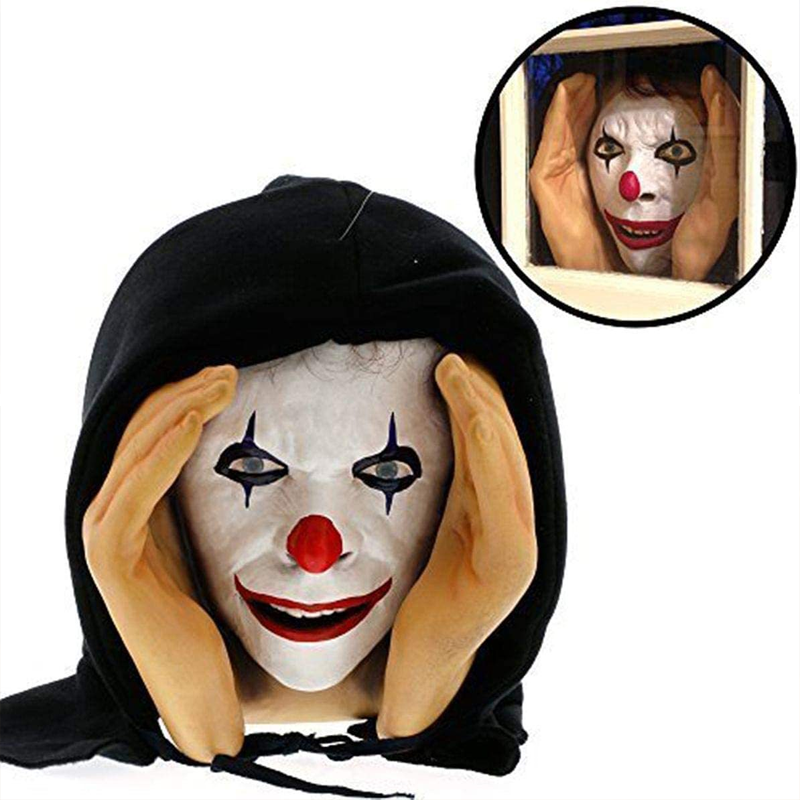 Creepy Peeker - Lifelike Halloween Window Decoration & Scary Halloween Props