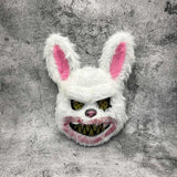 Creepy Plush Halloween Mask - Black Monster Design