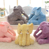 Cuddly Jumbo Elephant Plush Toy - Soft 60cm Pillow for Kids