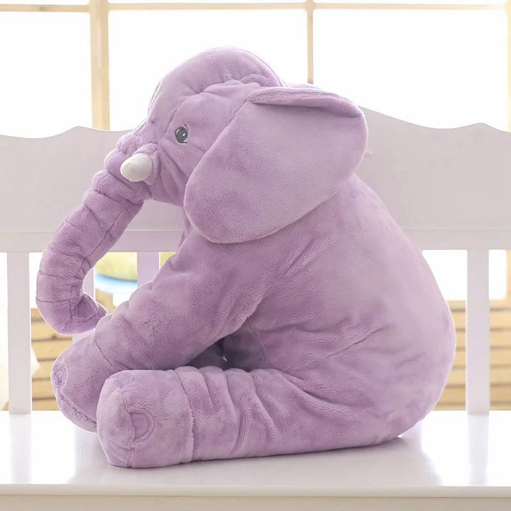 Cuddly Jumbo Elephant Plush Toy - Soft 60cm Pillow for Kids