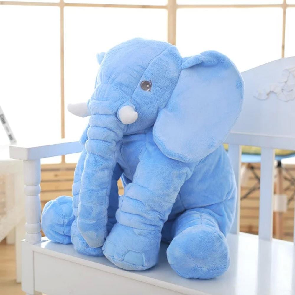 Cuddly Jumbo Elephant Plush Toy - Soft 60cm Pillow for Kids