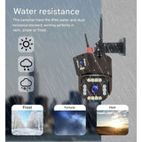 DUALGUARD CAM - Wireless 4K Home Security Camera with Solar Power & 360° View