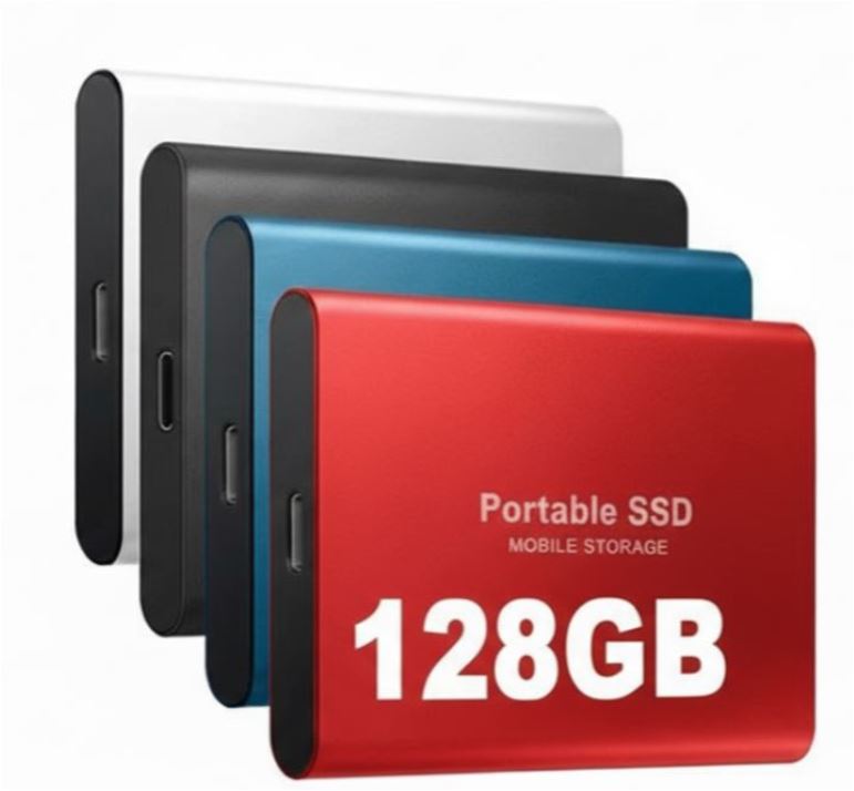 DataSprint 128GB Portable SSD Drive - 1050 MB/s High-Speed External Storage