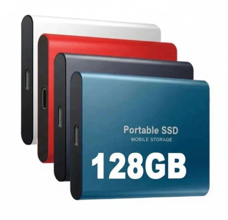 DataSprint 128GB Portable SSD Drive - 1050 MB/s High-Speed External Storage