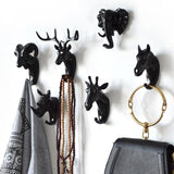 Decorative Animal Wall Hooks - Stylish Key Holder for Wall
