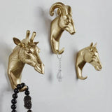 Decorative Animal Wall Hooks - Stylish Key Holder for Wall