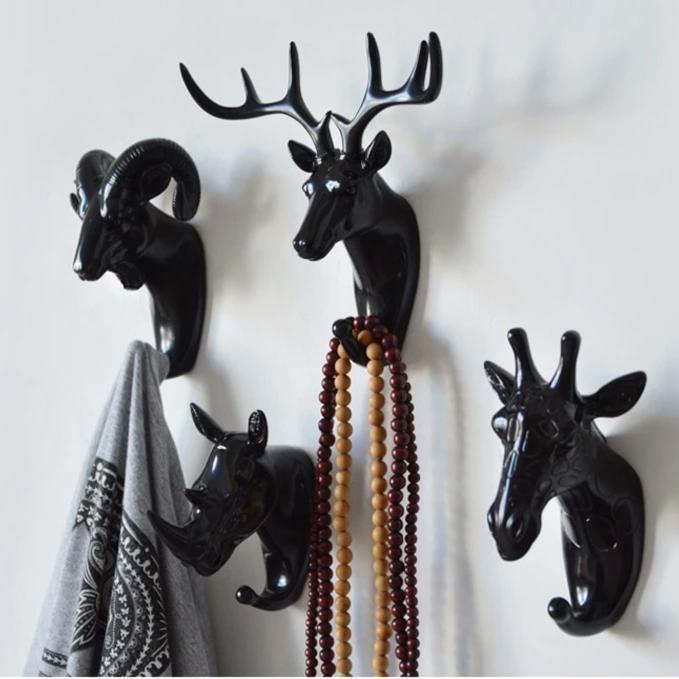 Decorative Animal Wall Hooks - Stylish Key Holder for Wall