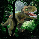DinoRover - Remote Control Dinosaur Toy with Walking Action & Roaring Sounds