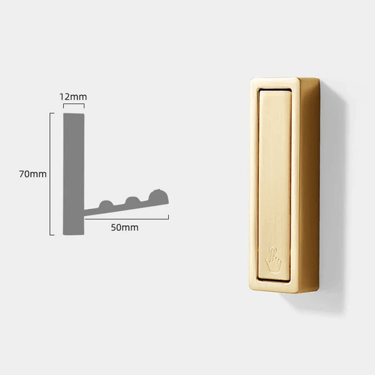 Discreto - Collapsible Zinc Alloy Coat Hooks for Wall