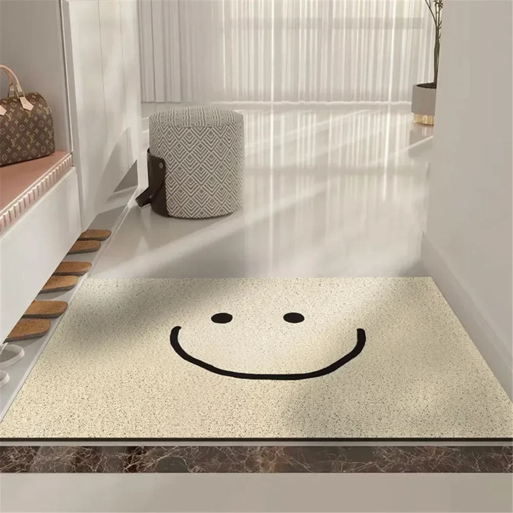 Durable Emoji Design Doormat - Fun Indoor Outdoor Welcome Mat