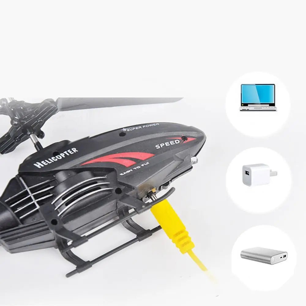 Easy Control Mini Helicopter for Kids - Rechargeable & Stable Flight