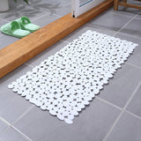 Eco-Friendly Non-Slip Pebble Bath Mat for Safe Relaxation