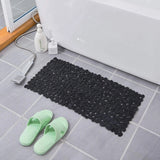 Eco-Friendly Non-Slip Pebble Bath Mat for Safe Relaxation