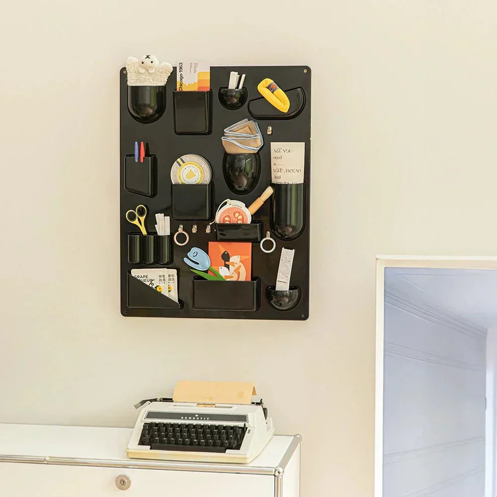 Eco-Friendly Wall Hanging Storage Organizer with Multi-Functional Hooks