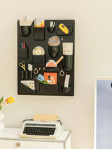 Eco-Friendly Wall Hanging Storage Organizer with Multi-Functional Hooks