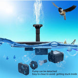 EcoFlow Solar Fountain Pump - Solar Powered Water Fountain for Garden & Pond