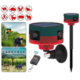 EcoGuard - Solar-Powered 360-Degree Motion-Activated Animal Repeller