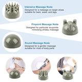 Electric Percussion Massager Dual Head Muscle Relief 4