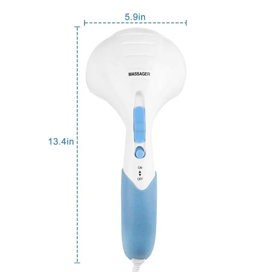 Electric Percussion Massager Dual Head Muscle Relief 5